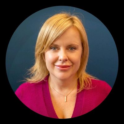 Portrait of Lucy Cafferkey, Head of Media Relations, Starling Bank, UK